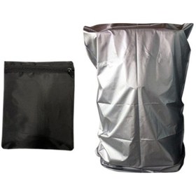 Resim Suntek Koşu Bandı Kapağı Güneş Kremi Gümüş-91x91x152cm 