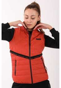 Resim Maraton Sportswear Regular Kadın Dik Yaka Kolsuz Basic Kiremit Yelek 21901-kiremit Kiremit 