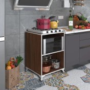 Resim Kenzlife ocak dolabı iclal cvz 85*60*57 mutfak klasik setüstü ocak için modül 