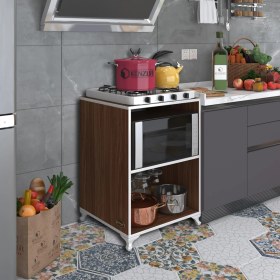 Resim Kenzlife ocak dolabı iclal cvz 85*60*57 mutfak klasik setüstü ocak için modül 