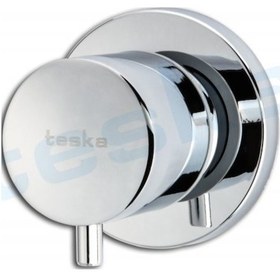 Resim Teska Ankastre Stop Valf Mega Lüx 25 Mm 3/4 Krom 