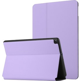 Resim Samsung Galaxy Tab A 8.0 2019 SM-T290 Light Purple Için Çift Katlama Çantası (Yurt Dışından) 