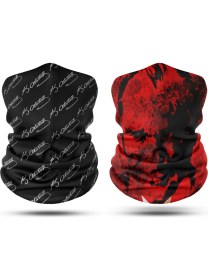 Resim Dair Aksesuar Atatürk Desenli 2'li Set Boyunluk Bandana Outdoor Balaklava Yüz Maskesi Kafa Bandı 