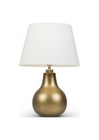 Resim Vera Krem Başlıklı Eskitme Gold Modern Abajur Eskitme Altın 