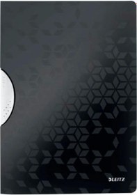 Resim SIKIŞTIRMALI DOSYA LEITZ WOW ACTIVE COLORCLIP METALİK SİYAH (41850095) 
