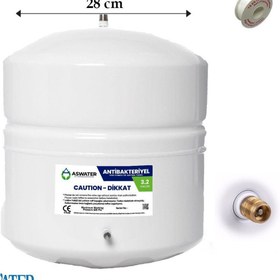 Resim As Water Su Arıtma Cihazı Su Tankı 3.2 Galon 12 Lt. Litre Tank Vanası Ve Teflon Bant Hediyeli 