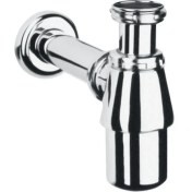 Resim VitrA A45122 Lavabo / Eviye Sifonu, T Tipi, Krom 