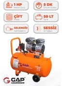 Resim Hava Kompresörü Sessiz Ve Yağsız 50lt Gps750 