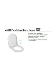 Resim V-tondo Rimless Asma Klozet Kanalsız Kısa Kapak Hariç Mat Beyaz Beyaz 