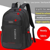 Resim Unisex Büyük Kapasiteli Günlük Sırt Çantası - Okul, İş ve Seyahat için Dayanıklı Çok Amaçlı Sırt Çantası, Yüksek Kapasiteli Laptop Çantası, Erkekler ve Kadınlar için Şık Tasarım, Minimalist Stil, Ofis Çalışanları İçin Kaliteli Malzeme 