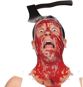 Resim Nessiworld Kafaya Saplanmış Halloween Kanlı Balta Şaka Tacı 