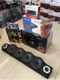 Resim patili tasarım Oto Ses Sistem Paketi Komple Full Eksiksiz 