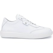 Resim Tamer Tanca Erkek Hakiki Deri Beyaz Sneakers & Spor Ayakkabı 352 22350 Erk Ayk Y25 Beyaz Fltr Beyaz 