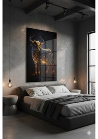 Resim Boğa Burcu Yıldız Haritası Lüks Astroloji Tasarımı 
