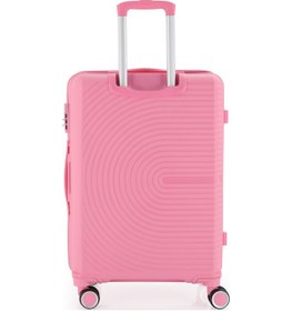 Resim Mçs Polipropilen 2li Valiz Seti Orta & Kabin V374 S24sy1000079-set 00020 Pembe 