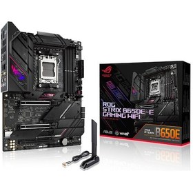 Resim Asus ROG Strix B650E-E Gaming WIFI AMD B650 6400 MHz (OC) DDR5 Soket AM5 ATX Anakart 
