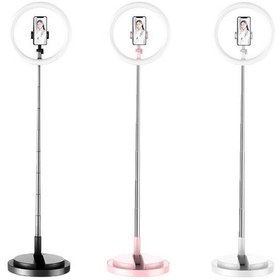 Resim Voero G1 Vlogging Işıklı Telefon Tutucu Ring Light 
