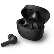 Resim Philips TAT2206BK/00 Gerçek Kablosuz TWS IPX4 Siyah Kulak İçi Kulaklık 