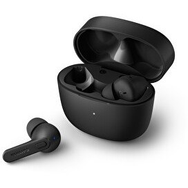 Resim Philips TAT2206BK/00 Gerçek Kablosuz TWS IPX4 Siyah Kulak İçi Kulaklık 