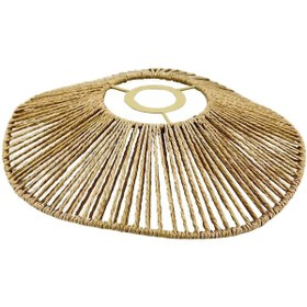 Resim Suntek Kitchen Island Ev Koridor Için Handwoven Halat Sarı Sarı 