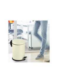 Resim Foreca Pedallı Çöp Kovası Krem 16 Lt Krem 