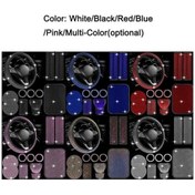 Resim Pazly 11 Parça Kristalli Araç İç Aksesuar Seti - Direksiyon, Vites Ve Daha Fazlası 