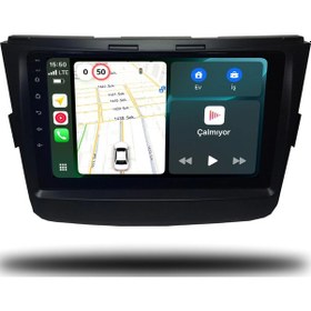 Resim Martechno Ssangyong Musso 2018+ Uyumlu Android Multimedya 4gb Ram 32gb Hafıza 