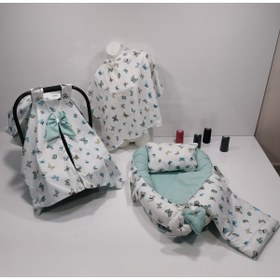 Resim Balamira Yeşil Kelebek 5 Li Babynest Seti 