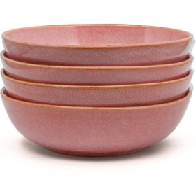 Resim Stoneware Yayvan Bowl - İnci Beyaz / Tekli 