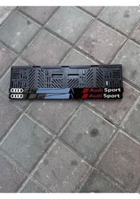 Resim 3d Kabartmlı Audi Sport Pleksi Plakalık 