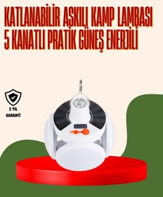 Resim Bfs Ipx4 Suya Dayanıklı, Katlanabilir Led Kamp Lambası Ve Acil Durum Işığı Çok Renkli 