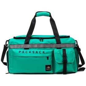 Resim Oldfriend Emerald Green Kapasiteli Seyahat Sırt Çantası Ayakkabı Bölmeli Laptop Cebi Zümrüt Yeşili 