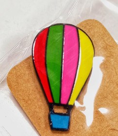 Resim Renkli uçan balon çocuk broş 