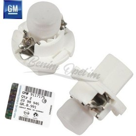 Resim Beyaz Buz Dipsiz Ampul 12V/1.5W Astra G-Zafira-Corsa C-Meriva Gm 515488892 