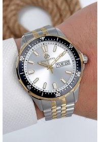 Resim Bigotti Erkek Kol Saati Tüm Fonksiyonlar Aktif Gümüş-altın Sdb002 Gümüş - Altın 