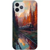 Resim Wrapscover iPhone 12 Mini Kaplama Canvas Tren 