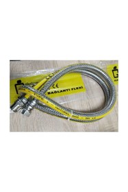 Resim GASSA Doğalgaz Flex Bağlantı Hortumu Gaz Flexi Soba Fırın Ocak 100 Cm 