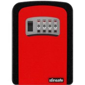 Resim İnsafe Isc803key Şifreli Anahtar Kutusu - Anahtar Dolabı - Kasa - Kırmızı 