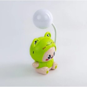 Resim HEPBİMODA Masa Lambası Masaüstü Çocuk Odası Gece Lambası Sevimli Şarj Edilebilir 