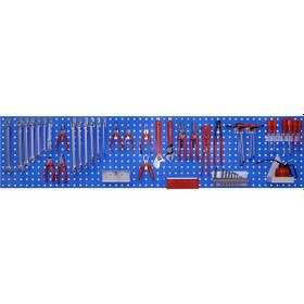 Resim Takım Asma Panosu 1943x457 Mm Alet Ve Asma Kancaları Hariçtir 