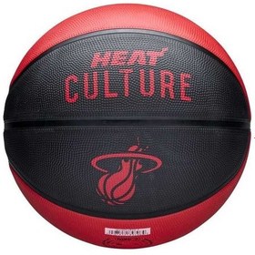 Resim Wilson Nba Team City Edition Miami Heat Sz7 Basketbol Topu Wz4033916xb7 