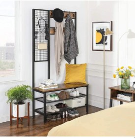 Resim Metal Portmanto, Elbise Askılığı, Vestiyer, Ayakkabılık, Siyah, Tel Askılık Siyah 