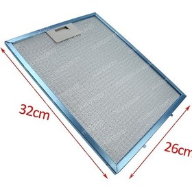 Resim Hotpoint Ariston Uyumlu Davlumbaz 26X32 Cm Arka Aralık 4,5 Cm Filtre - 463321716 