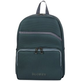 Resim It Luggage Suni Deri Şık Tasarım Laptop Bölmeli Sırt Çantası Açık 