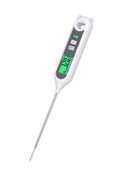 Resim Samdoo Habotest Ht690 Beyaz Akıllı Gıda Sıcaklık Ölçer, Pişirme-ızgara İçin Hızlı Okuma, -50 C/+300 C Aralığı, Lcd Ekran, Cr2032 Pil Pil Yok 