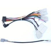 Resim Chuangyinshop Ty-xb-12 2019 Toyota Corolla Orta Düşük Donanım Kablo Tesisatı Ana Güç Kablosu Usb Kavisli Anten 2018-2021 Uyumlu 