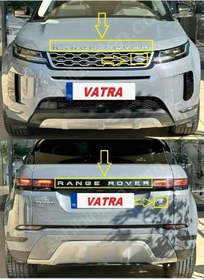 Resim Range Rover 2.2 Sd4 Bronze Collection Uyumlu Range Rover Gri Kaput-bagaj Yazı Tampon Arma 