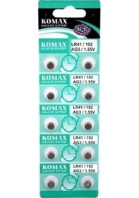 Resim Ag3 Saat Pili - Düğme Pil 10lu Paket Lr41/192 1.55v 