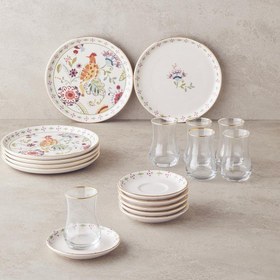 Resim English Home Angelo 18 Parça Pasta Seti 