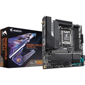 Resim Gigabyte Aorus B650M Elite AX 6666 MHz (O.C.) DDR5 AM5 mAtx Anakart 